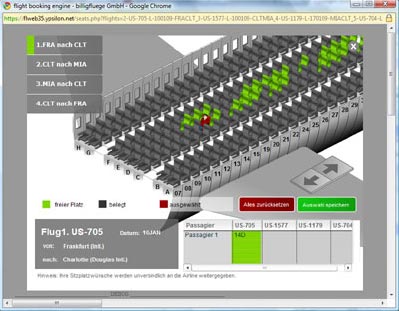 rezerwacja miejsc w samolocie